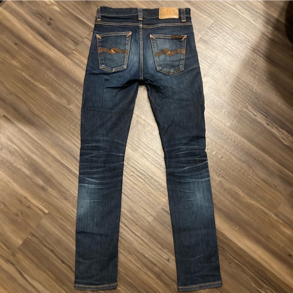 Two Pairs Worn Nudie Jeans - Picture 9 of 12